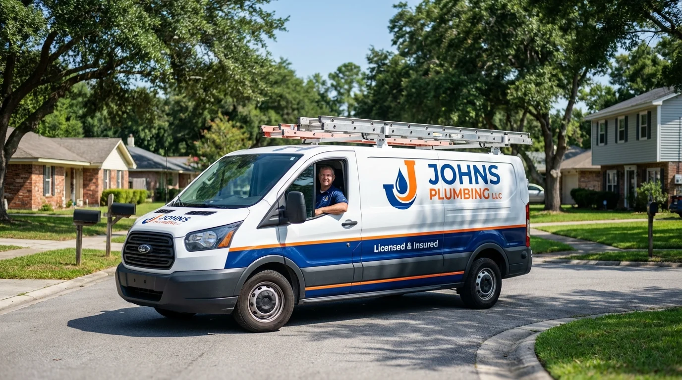 Johns Plumbing LLC service van in Carefree, AZ