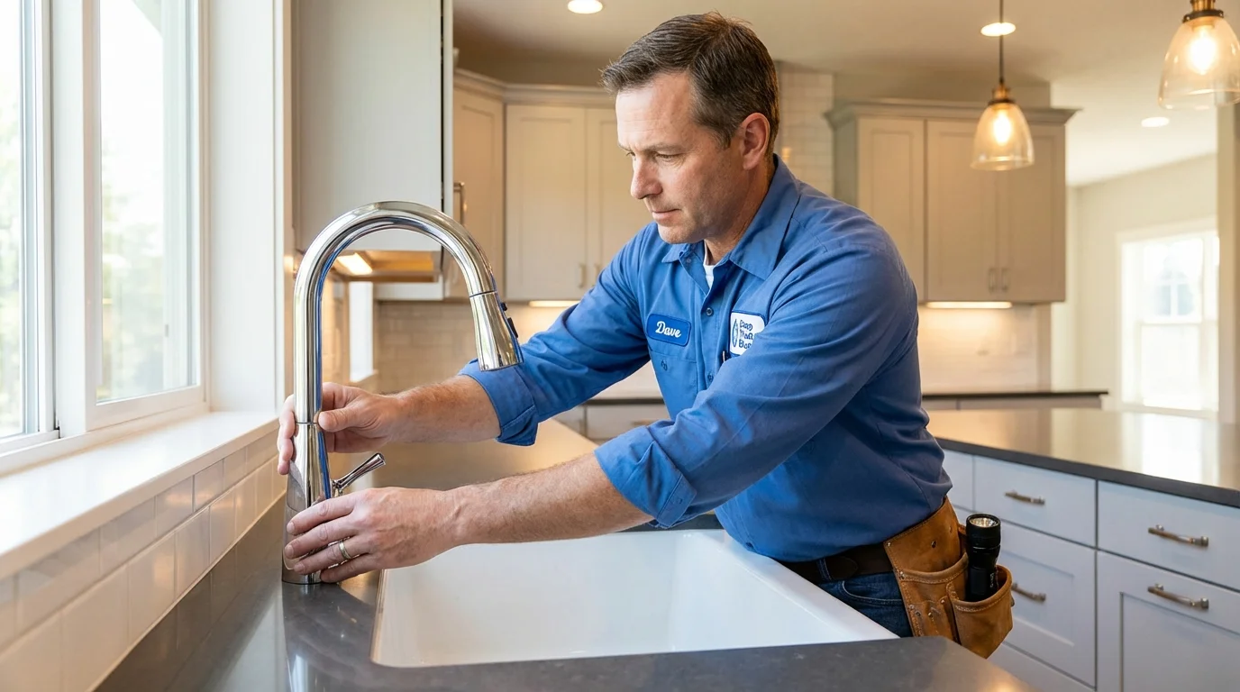 Kitchen faucet installation by Johns Plumbing LLC in Carefree